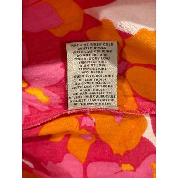 Charlie Paige Floral Dress Pink and Orange Size Large (042) - Picture 10 of 10